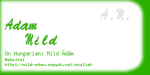 adam mild business card